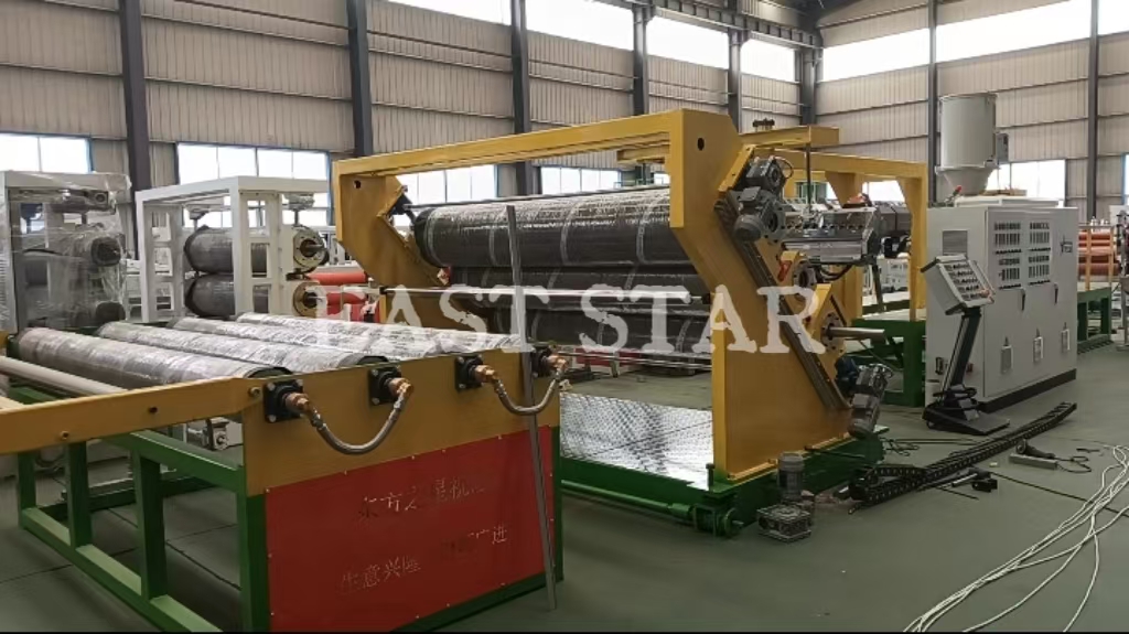 2.4-Meter Mansure Belt Sheet Product Line ကိုတပ်ဆင်ပြီးထုပ်ပိုးခြင်းအတွက်အဆင်သင့်